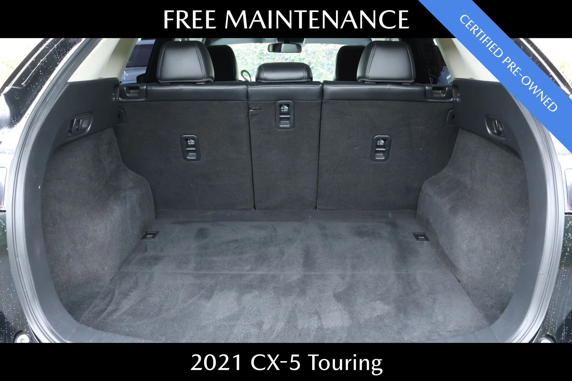 Certified Used 2021 Black Mazda Touring image 21