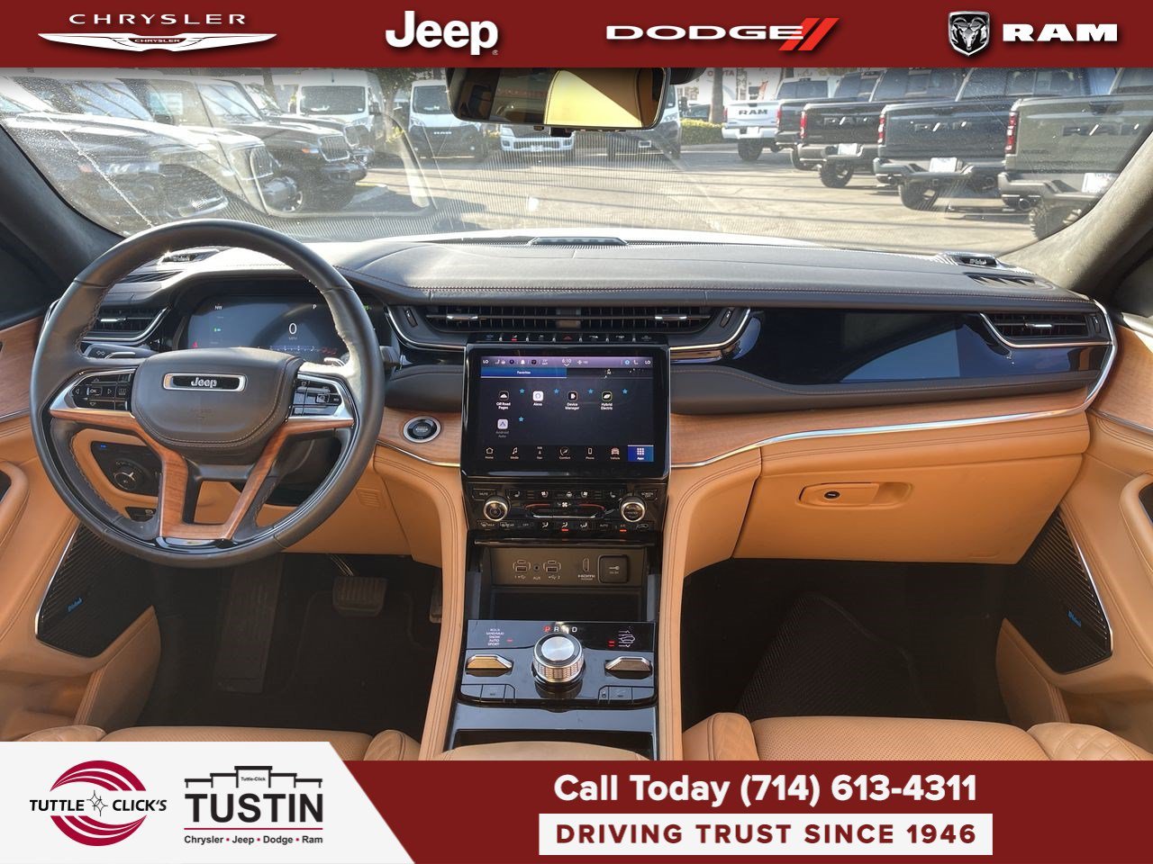 Used 2023 Bright White Clearcoat Jeep Summit Reserve image 12