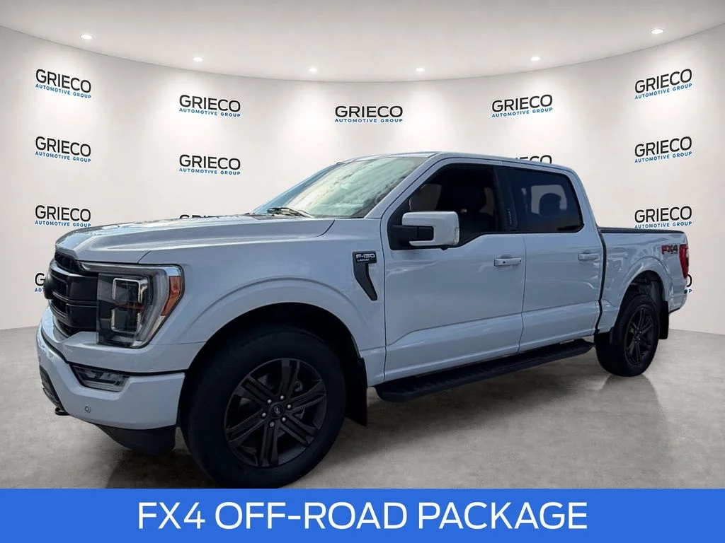 Certified Used 2022 Space White Metallic Ford Lariat image 3