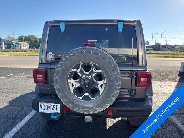 Used 2021 Gray Jeep Unlimited Rubicon 4xe image 8