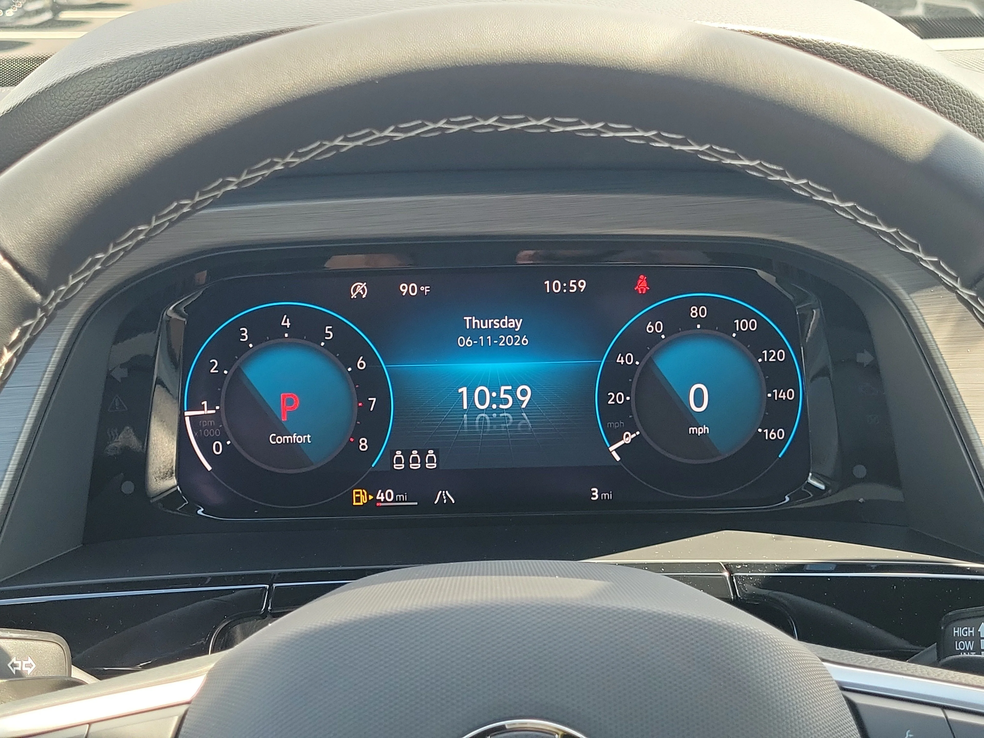 New 2026 Black Volkswagen SE w/Technology image 25