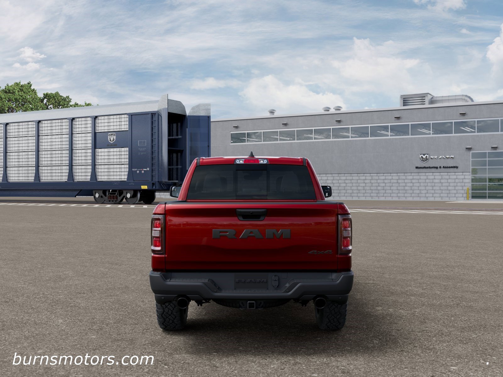 New 2026 Molten Red Pearl-Coat Exterior Paint RAM Warlock image 7
