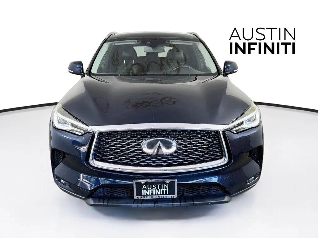 Certified Used 2020 Blue INFINITI LUXE image 2