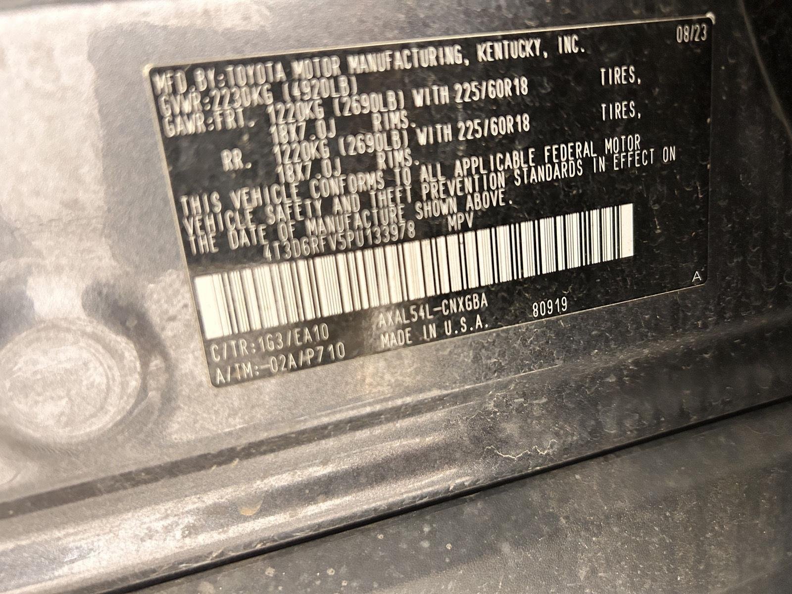 Certified Used 2023 Magnetic Gray Metallic Toyota Limited image 24