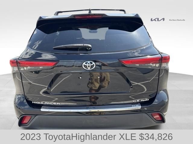 Used 2023 Midnight Black Metallic Toyota XLE image 7