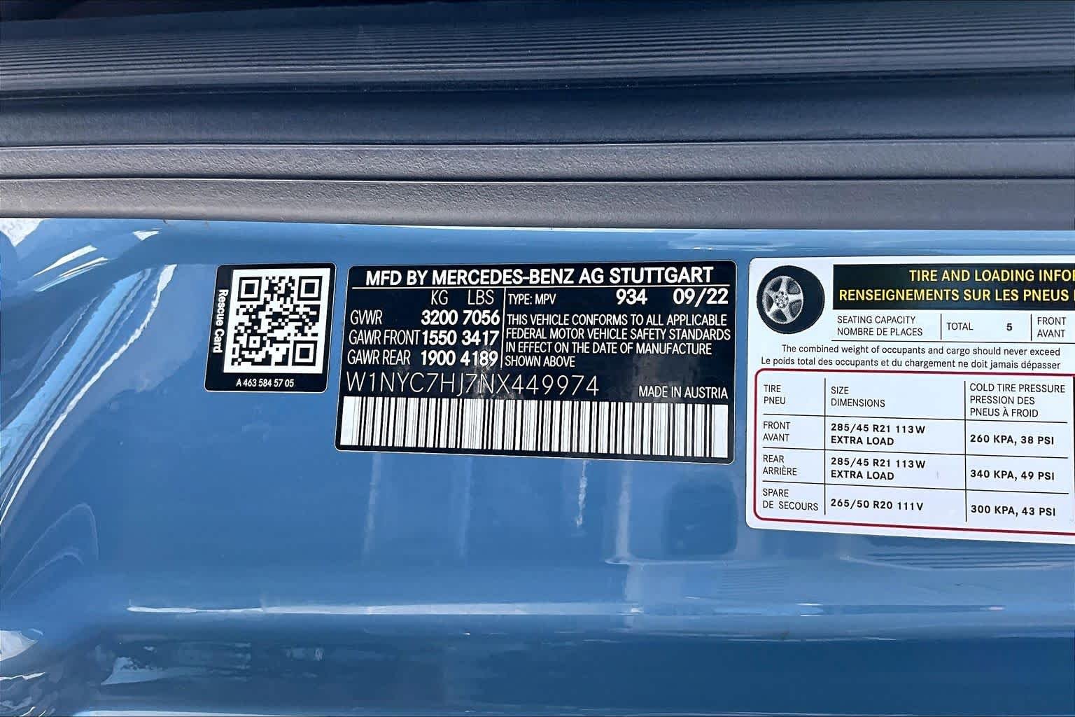 Used 2022 G manufaktur China Blue Mercedes-Benz AMG® G 63 image 32