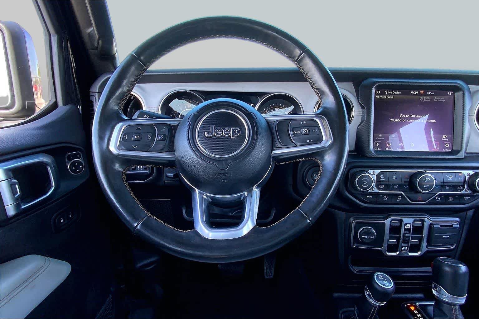 Used 2022 Black Clear Coat Jeep High Altitude image 6