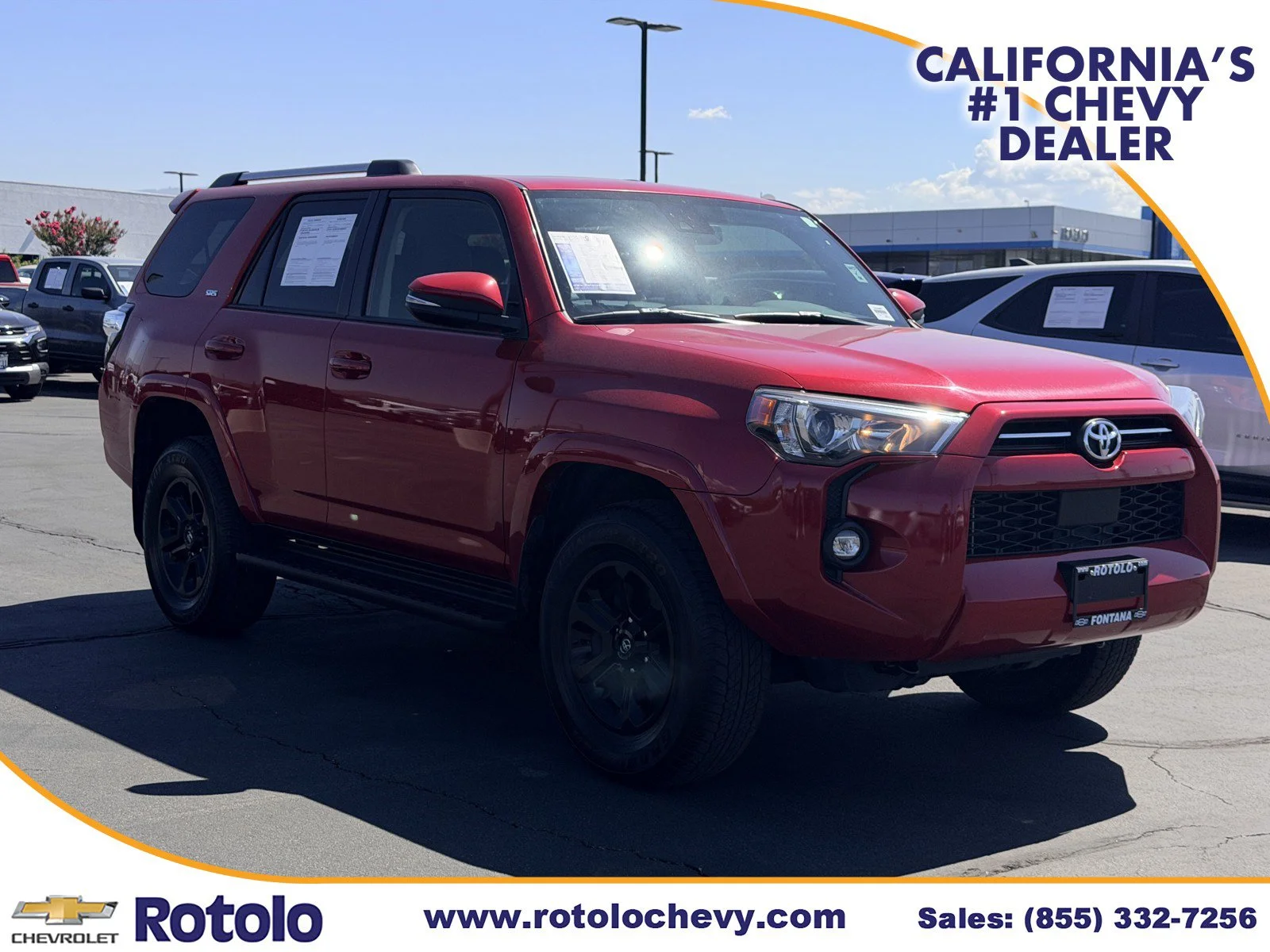 Used 2024 BARCELONA RED MET Toyota SR5 Premium image 1