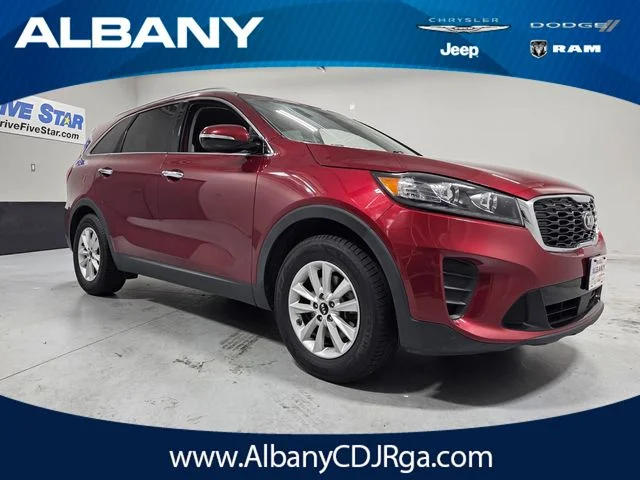 Used 2020 Red Kia LX image 1