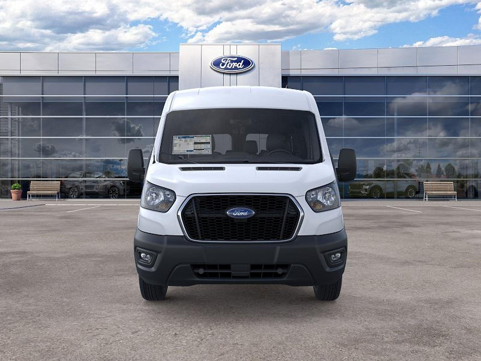 New 2025 Oxford White Ford Passenger Van XL image 7