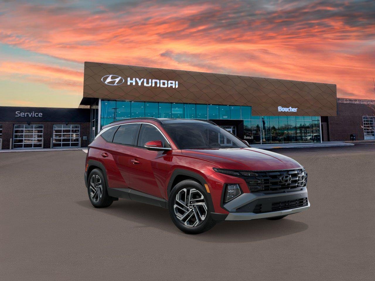 New 2026 Ultimate Red Hyundai Limited AWD image 2