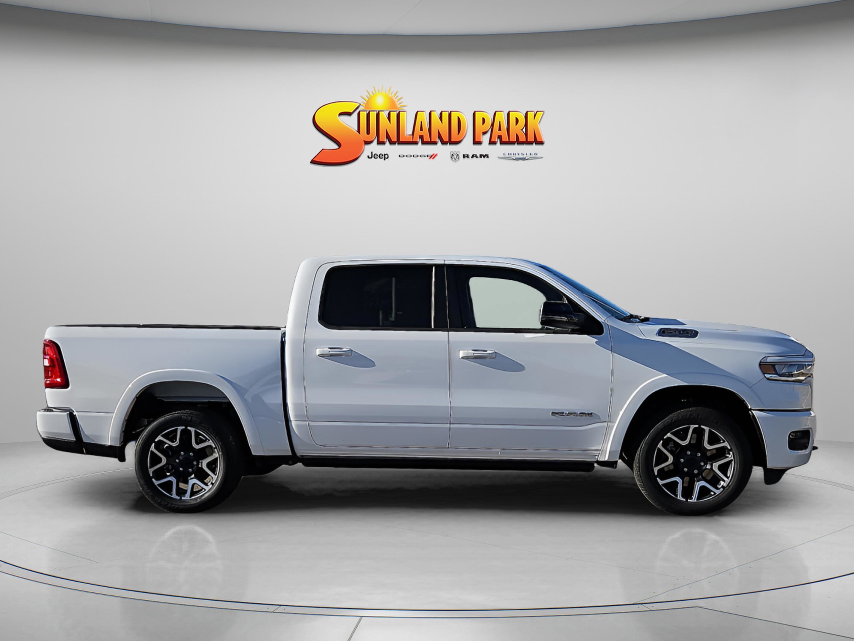 New 2026 Bright White Clear-Coat Exterior Paint RAM Laramie image 2