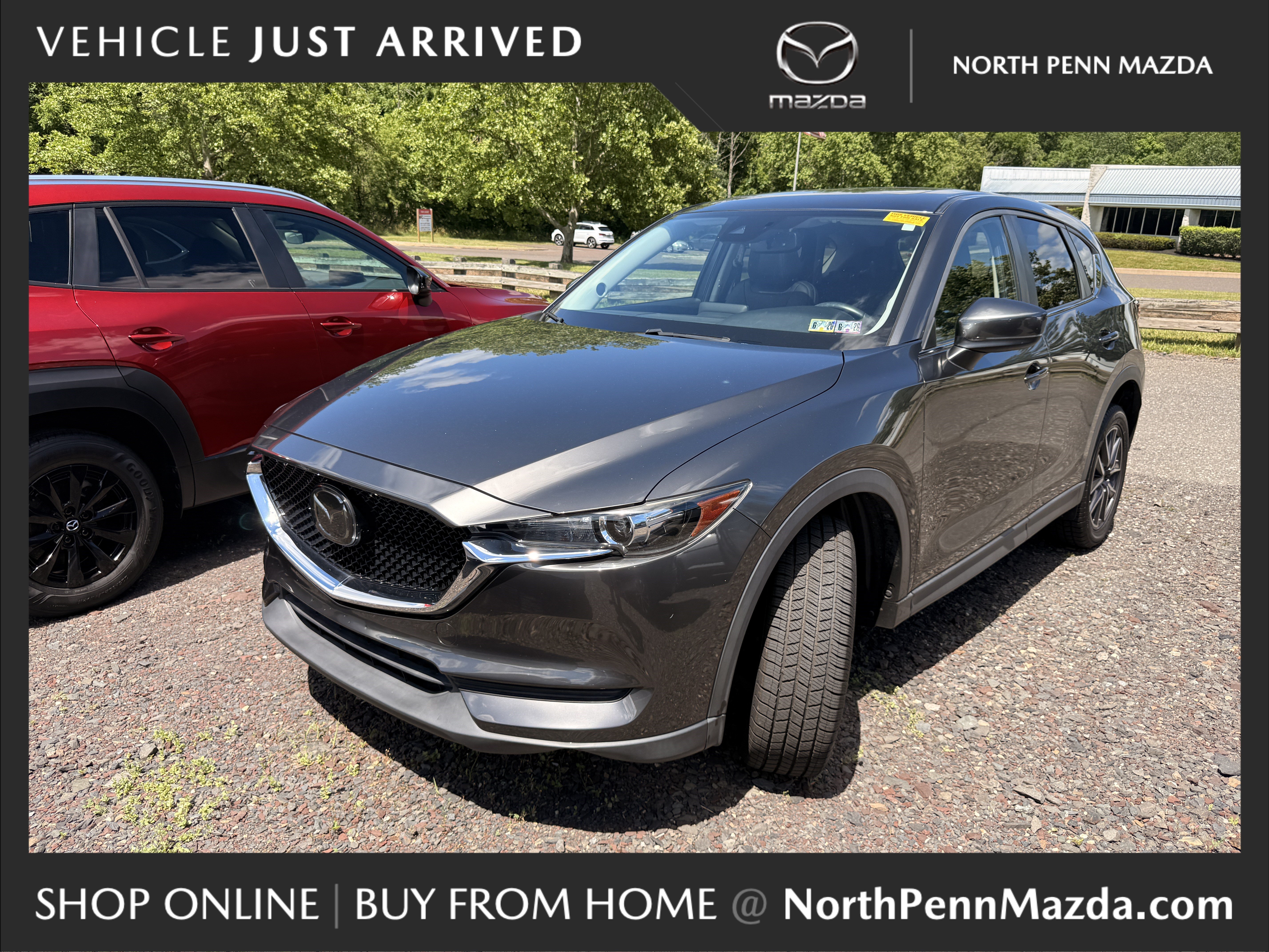 Used 2018 Machine Gray Metallic Mazda Touring image 1