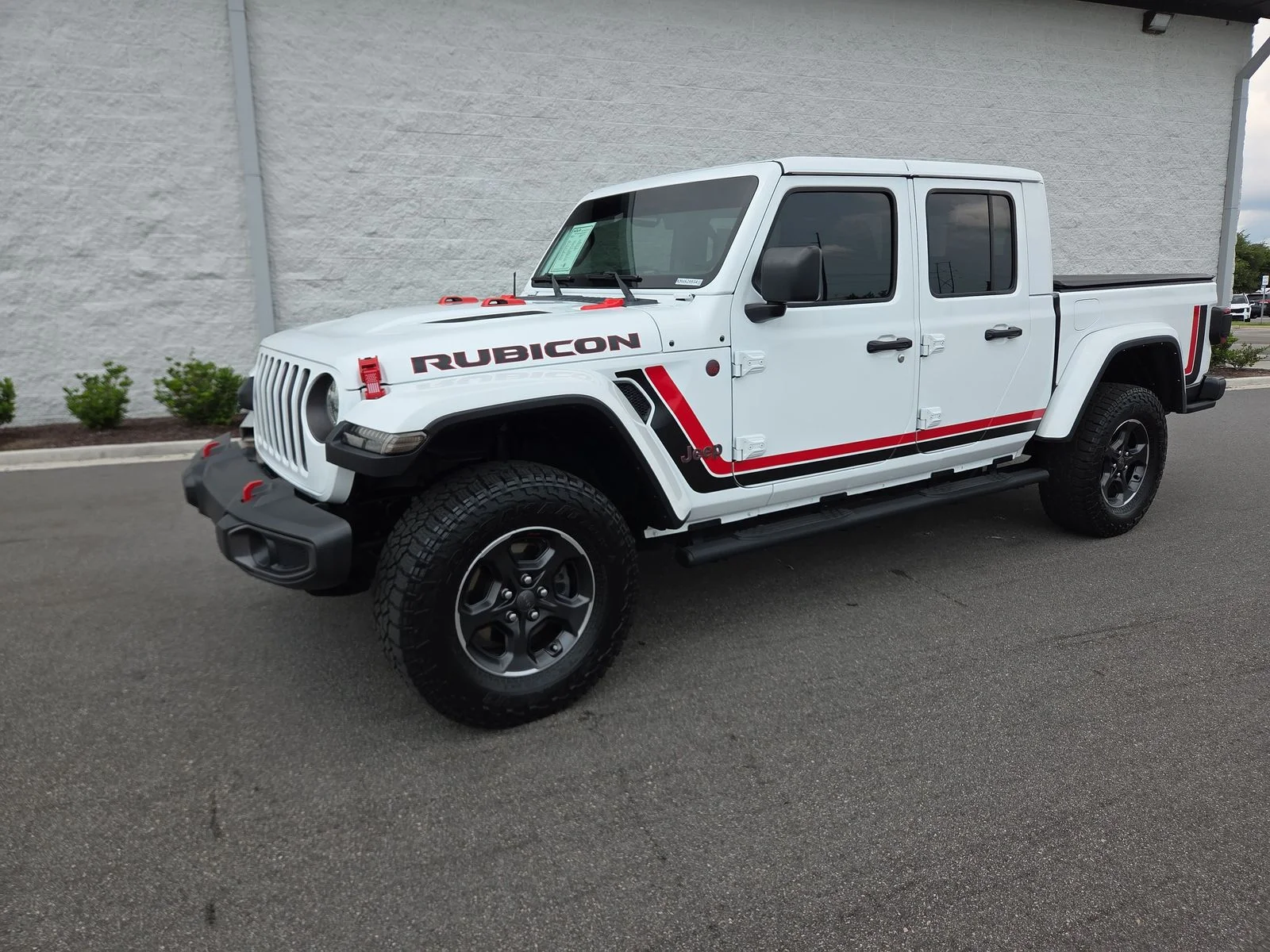 Used 2023 Bright White Clearcoat Jeep Rubicon image 1