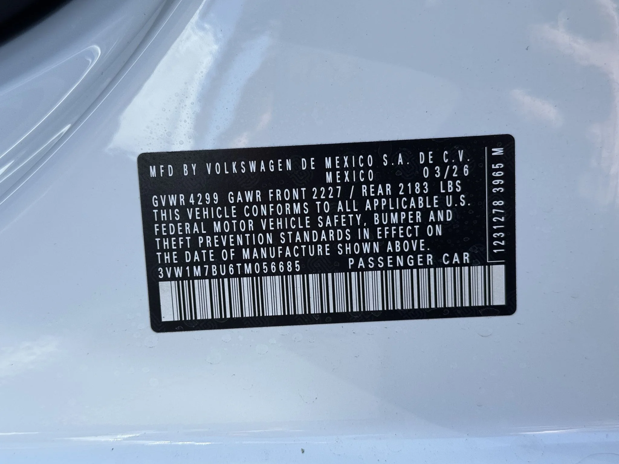 New 2026 Pure White w/Deep Black Roof Volkswagen Autobahn image 36