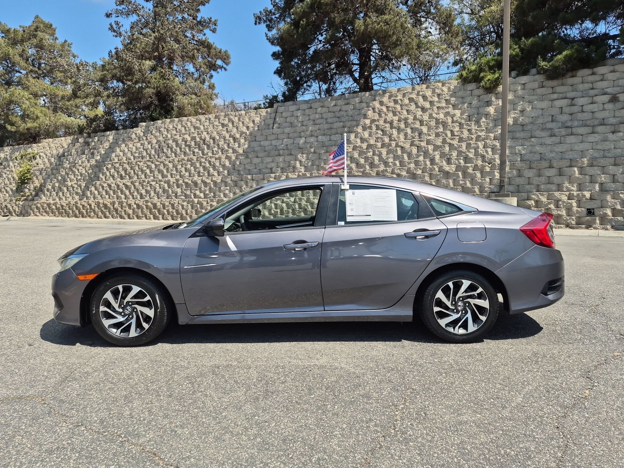 Used 2016 Honda Civic EX with VIN 2HGFC2F70GH564224 for sale in San Juan Capistrano, CA