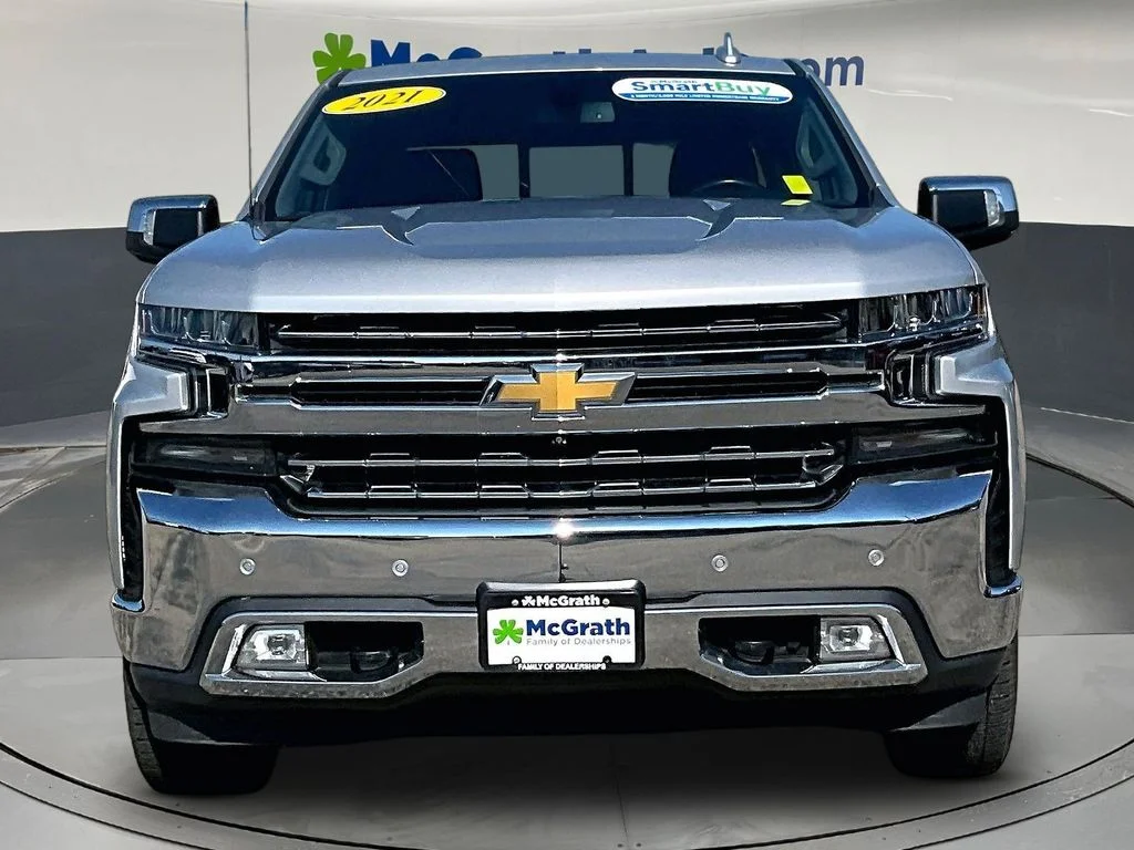 Certified Used 2021 Silver Chevrolet LTZ image 2