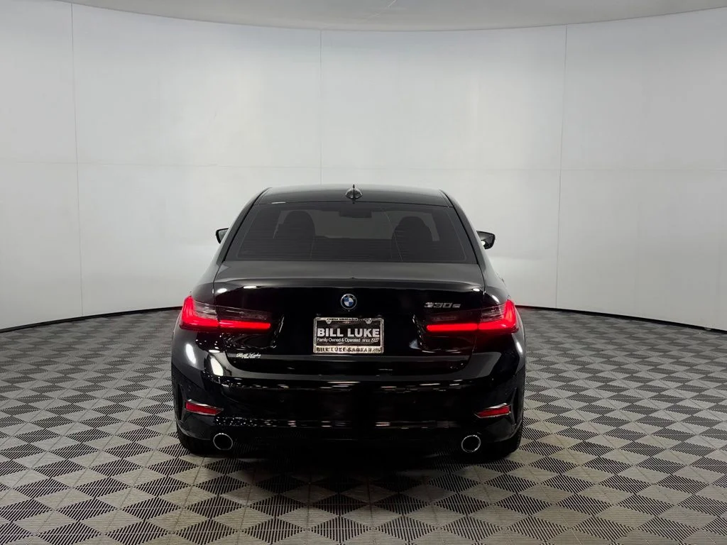 Certified Used 2022 Black BMW 330e iPerformance image 7