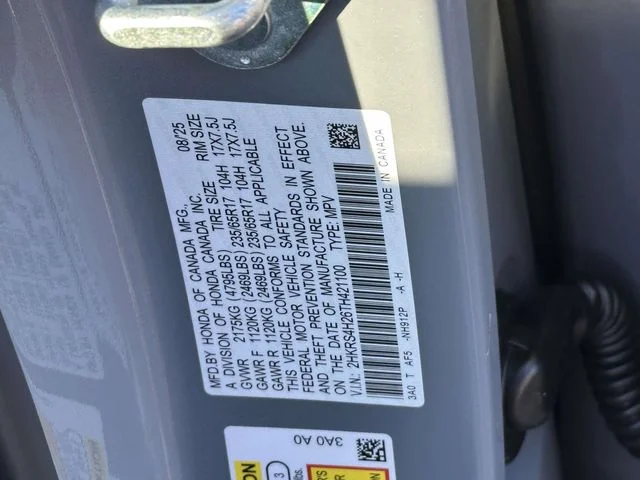 Certified Used 2026 Urban Gray Pearl Honda AWD LX image 18