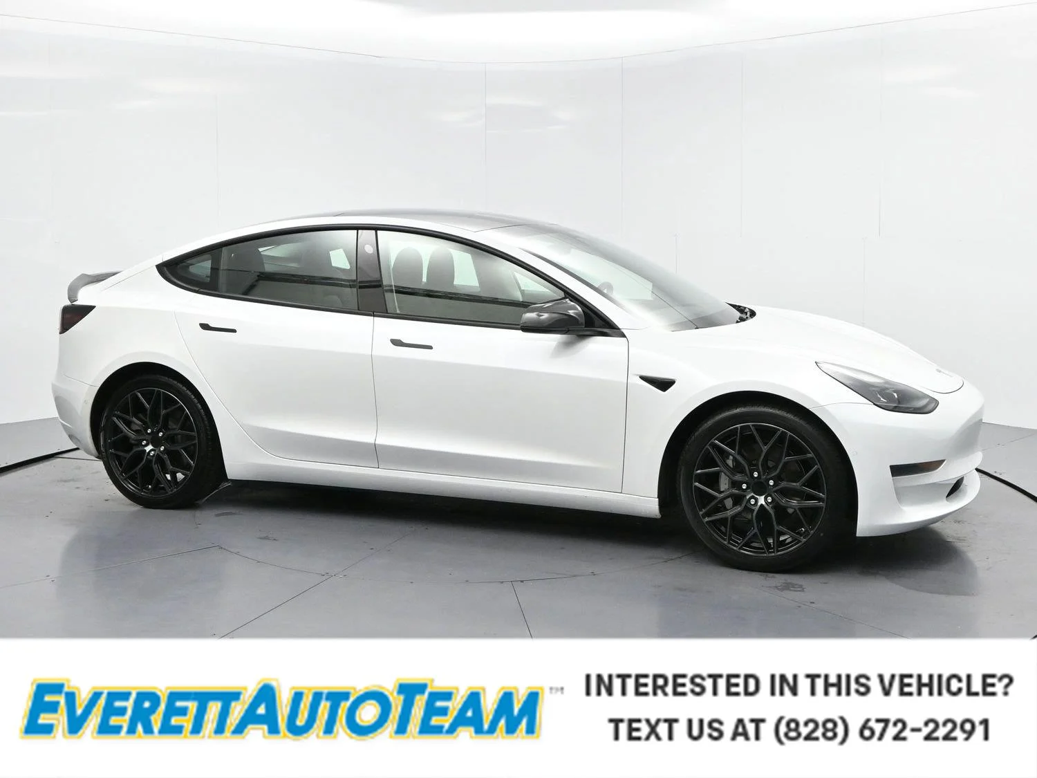 Used 2021 Pearl White Multi-coat Tesla Standard Range Plus image 1