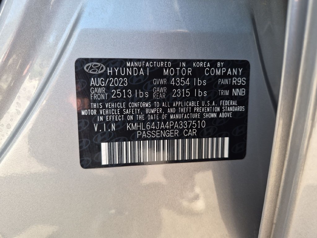 Certified Used 2023 Silver Hyundai SEL image 32