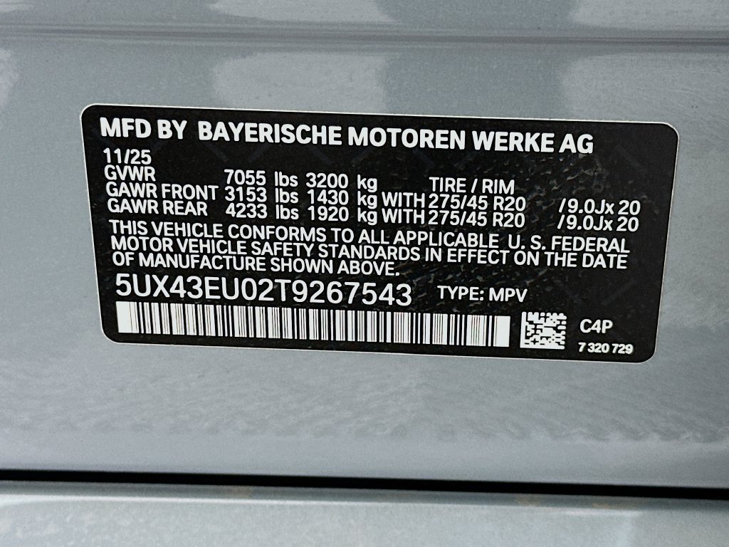 Used 2026 Brooklyn Grey Metallic BMW xDrive50e image 24