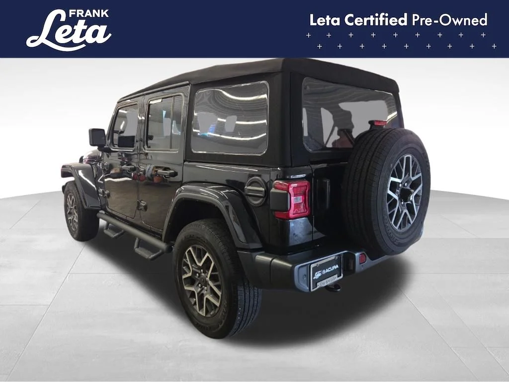 Used 2024 Black Jeep Sahara image 4