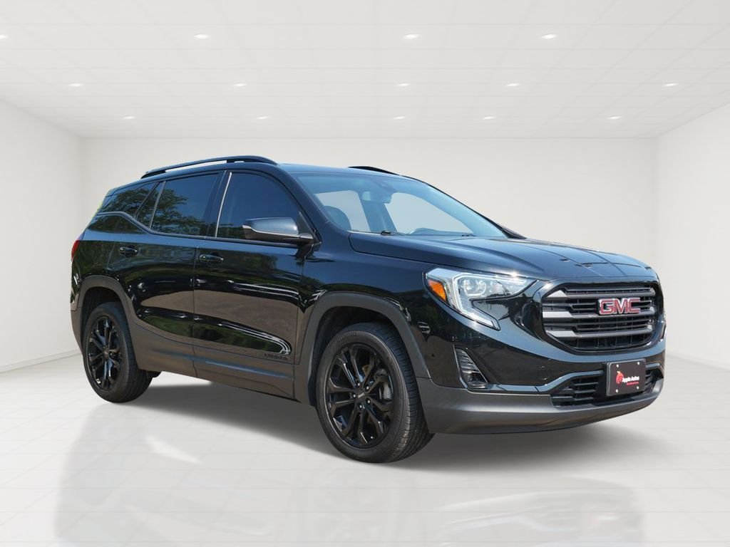 Certified Used 2021 Black GMC SLT image 1