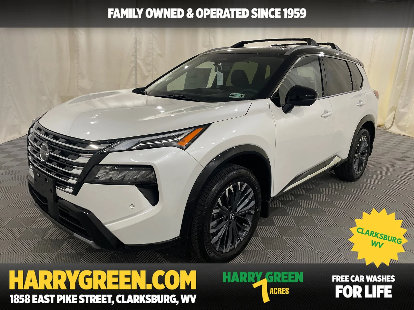 New 2026 Everest White Pearl/Super Black Nissan Platinum image 1