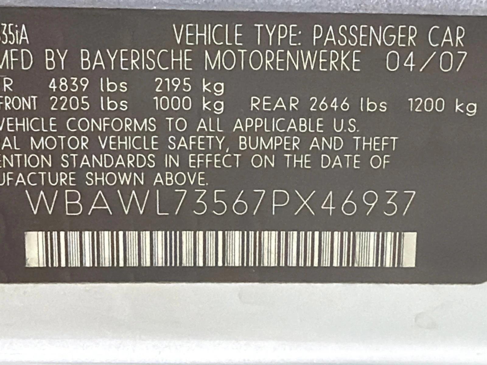 Used 2007 Titanium Silver Me BMW 335i image 28