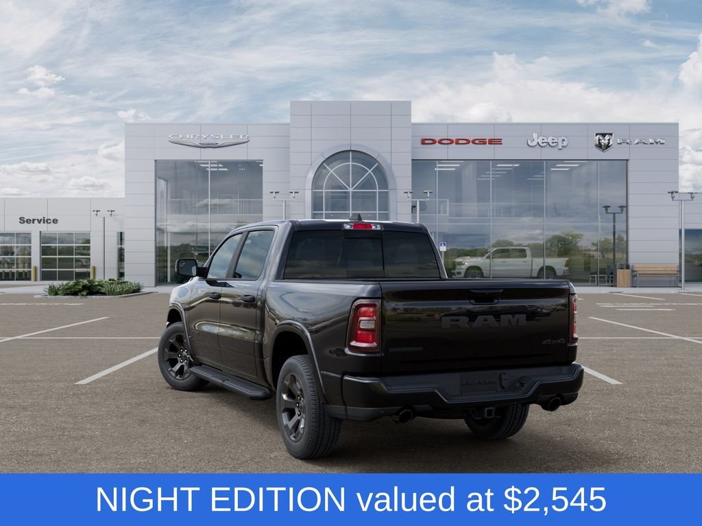 New 2026 Diamond Black Crystal Pearl-Coat Exterior Paint RAM Big Horn/Lone Star image 3