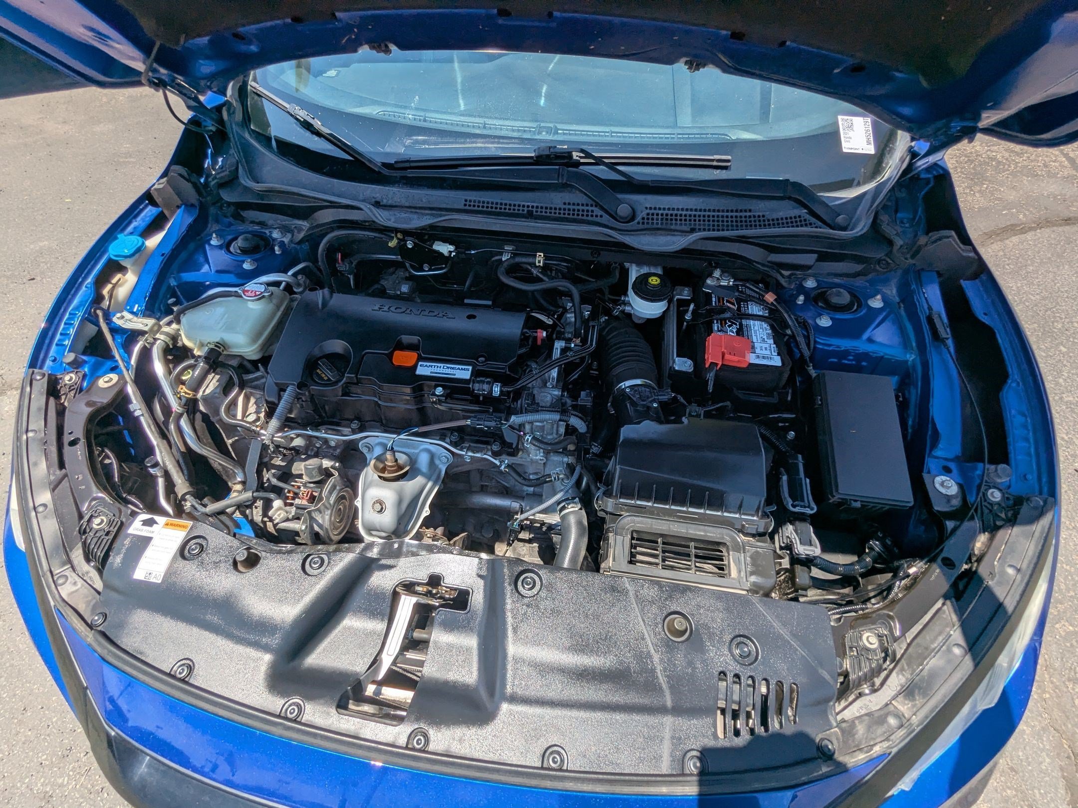 Used 2021 Aegean Blue Metallic Honda Sport image 30
