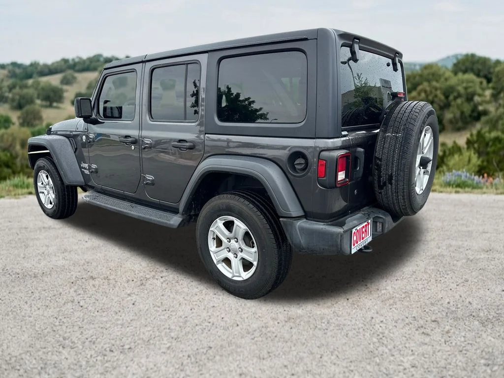 Used 2020 Gray Jeep Unlimited Sport S image 8