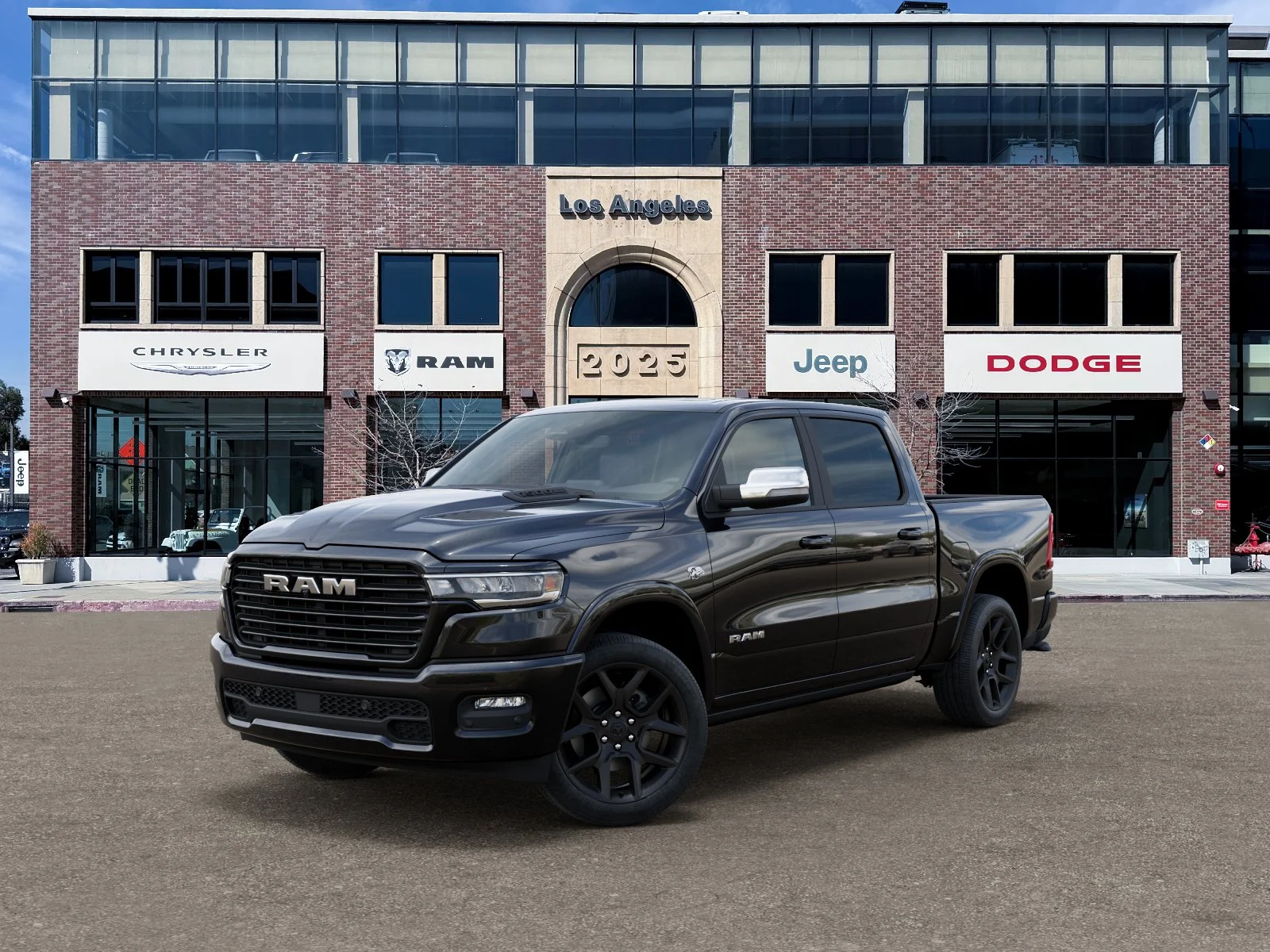 New 2026 Diamond Black Crystal Pearl-Coat Exterior Paint RAM Laramie image 27