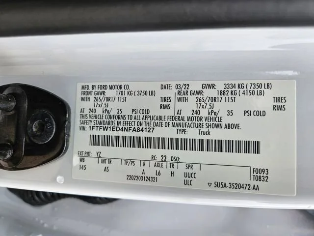 Used 2022 White Ford XL image 29
