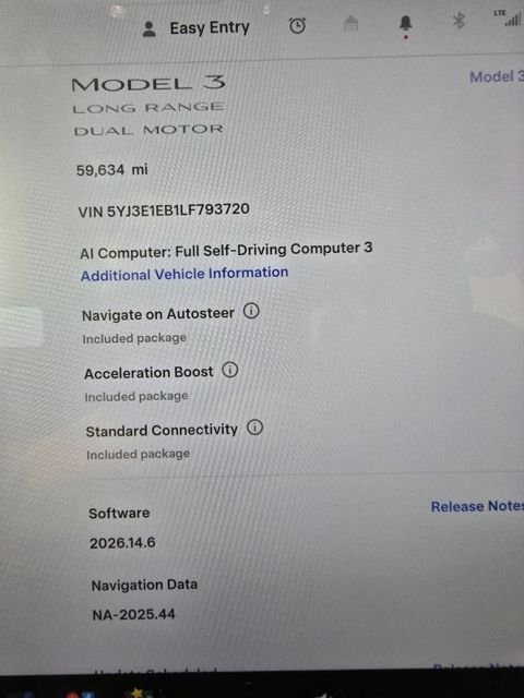 Used 2020 Pearl White Multi-Coat Tesla Long Range image 18