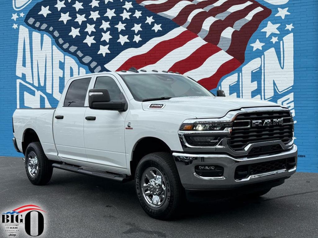 New 2026 Bright White Clear-Coat Exterior Paint RAM Tradesman Crew Cab 4x4 6