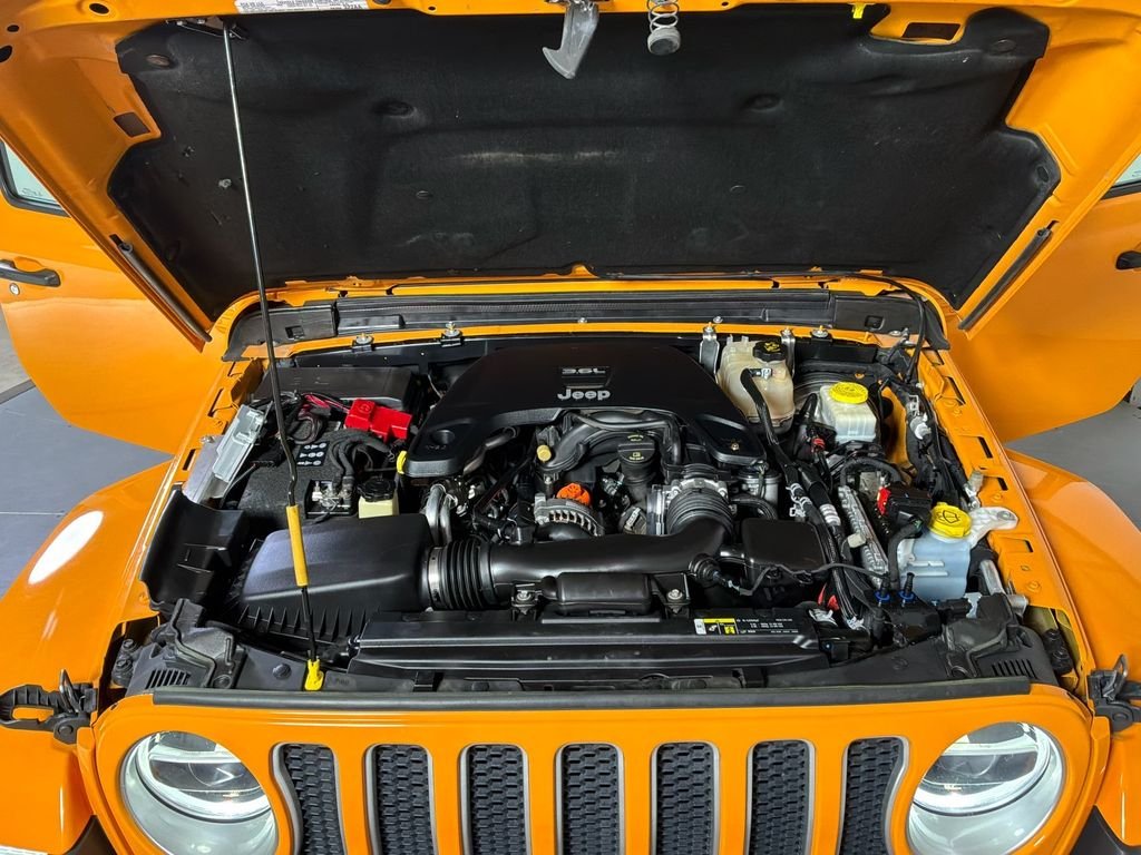 Used 2018 Yellow Jeep Unlimited Sahara image 36