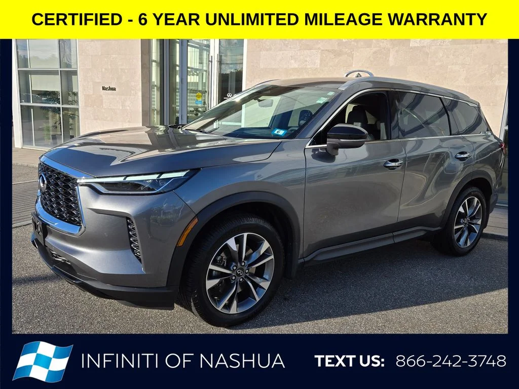 Certified Used 2024 Gray INFINITI LUXE image 2