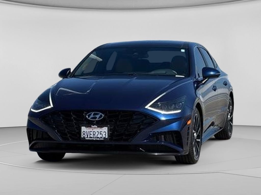 Used 2021 Stormy Blue Hyundai Limited image 8