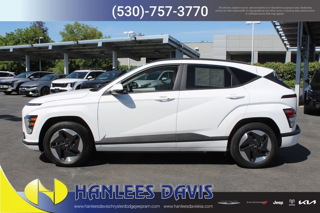 Used 2024 Hyundai Kona EV SEL with VIN KM8HC3A63RU013910 for sale in Davis, CA