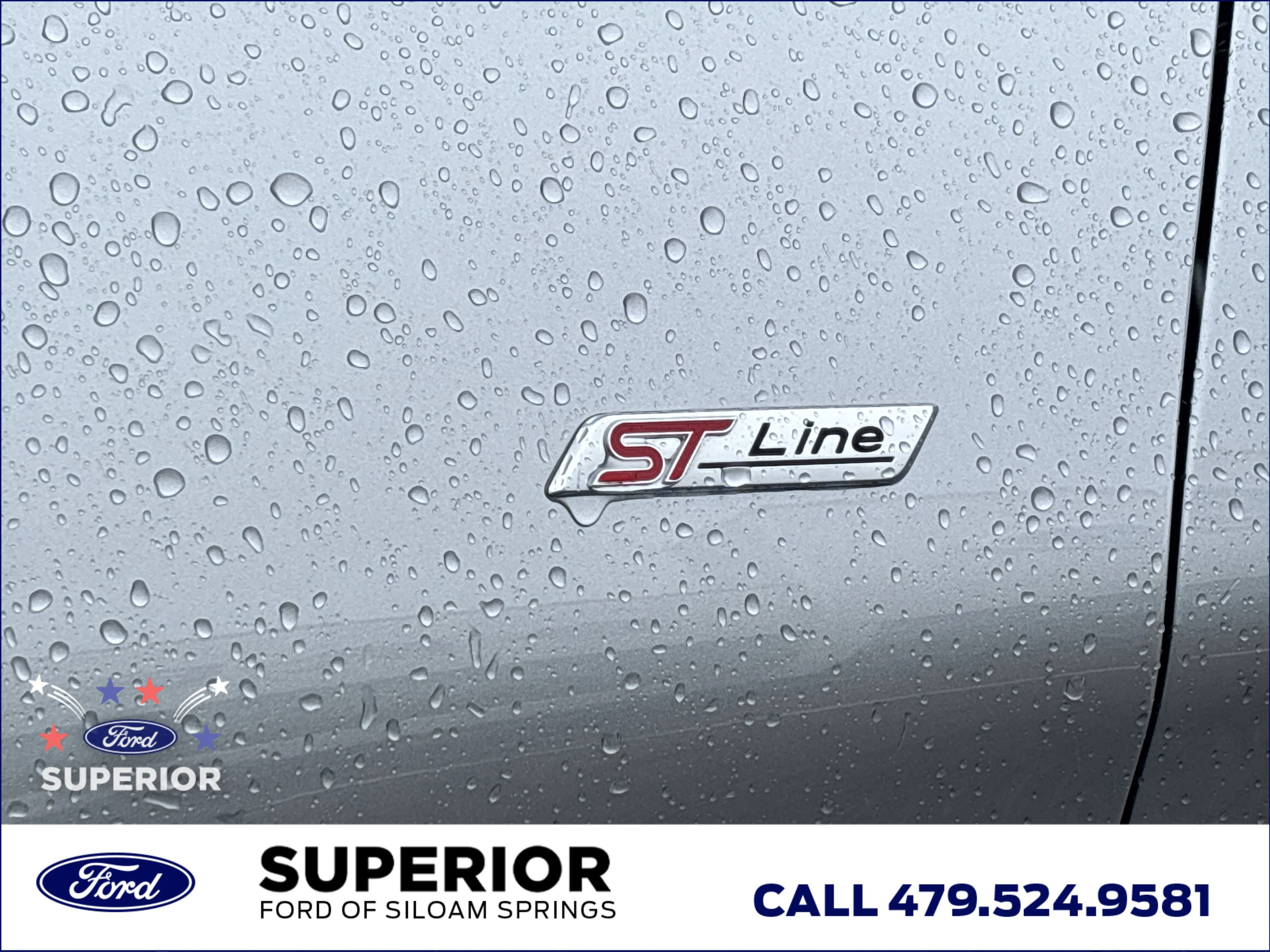 Used 2024 Iconic Silver Metallic Ford ST-Line image 14