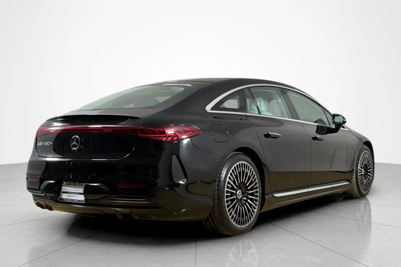 Certified Used 2023 Obsidian Black Metallic Mercedes-Benz EQS 450+ image 5