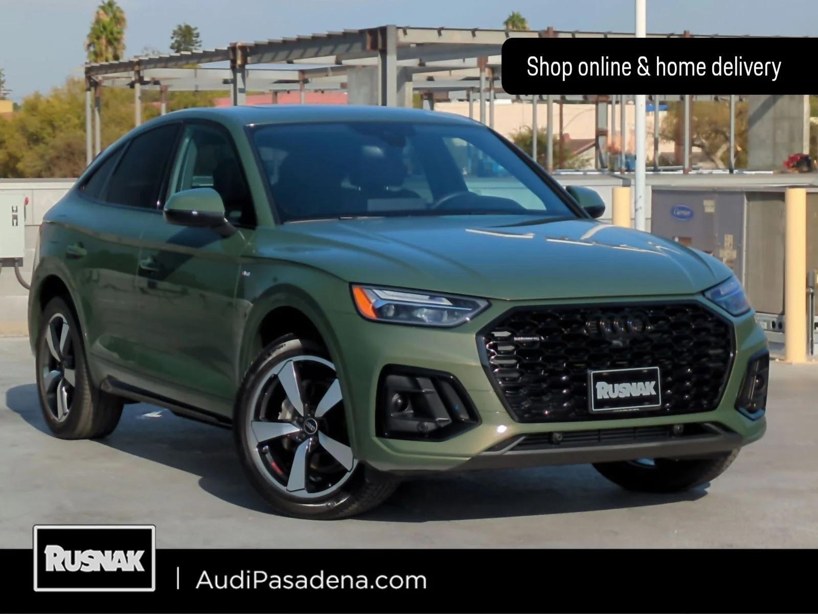 Used 2023 Green Audi 45 S line Premium image 1