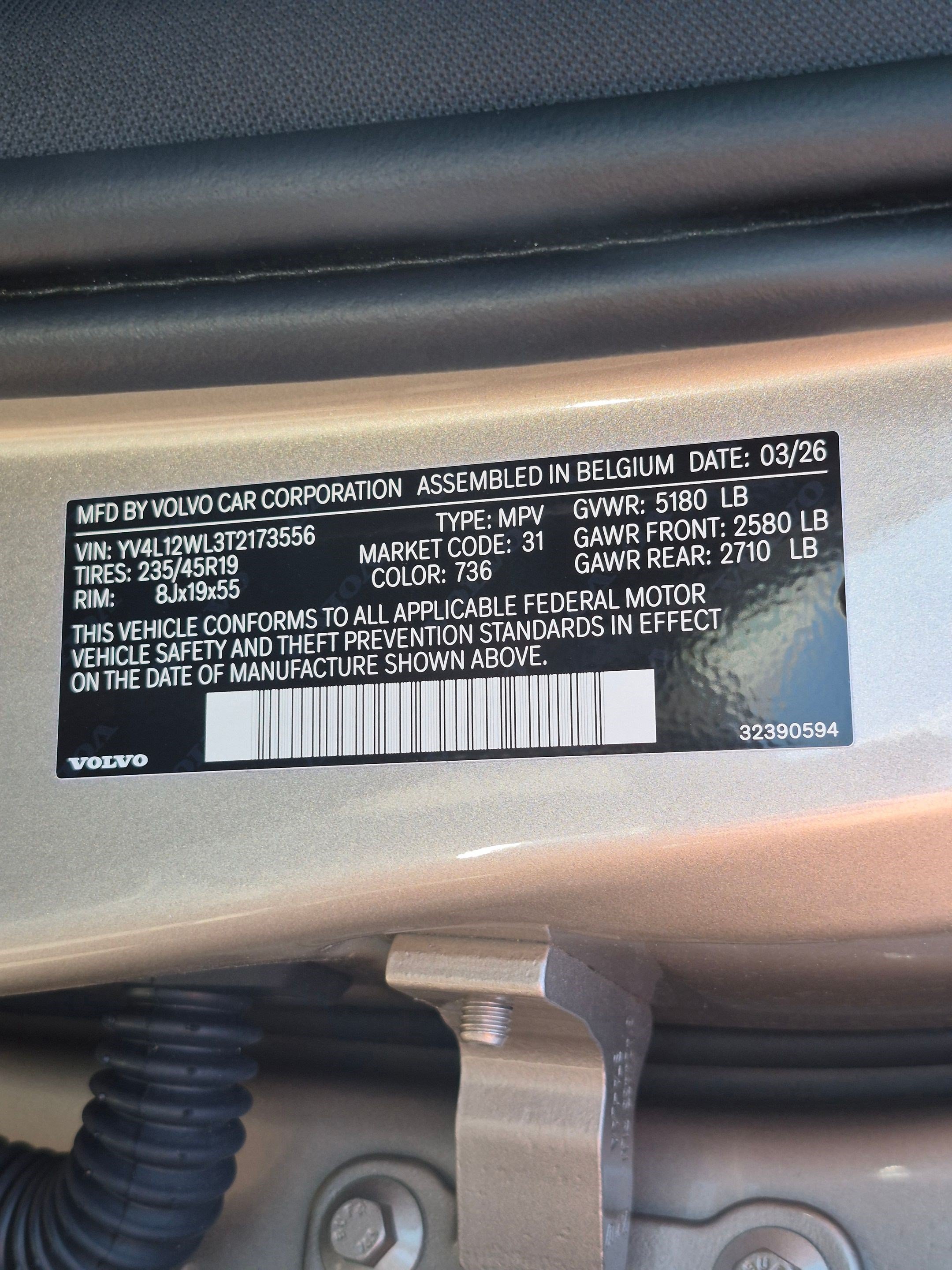 Certified Used 2026 Bright Dusk Metallic Volvo Ultra image 32