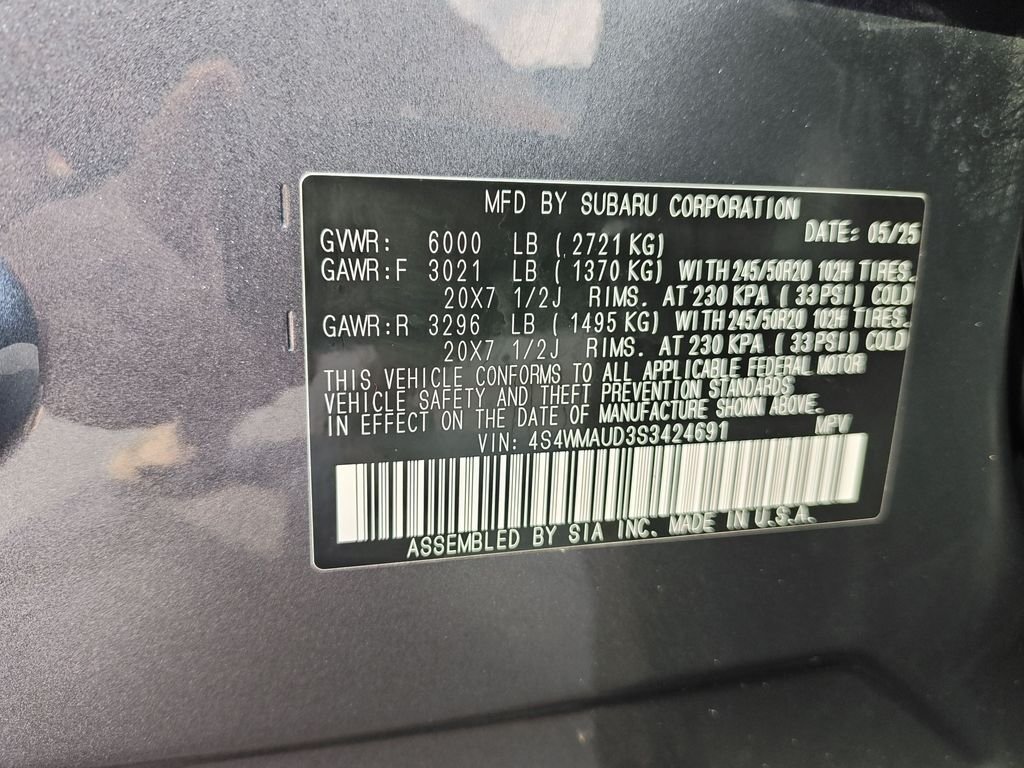 Used 2025 Gray Subaru Touring image 27