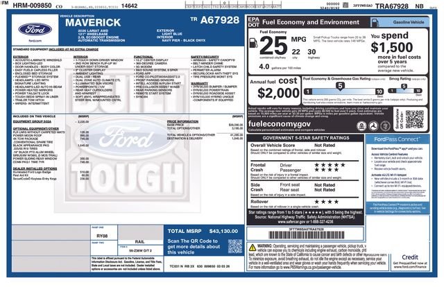 New 2026 Light Blue Ford Lariat® image 30