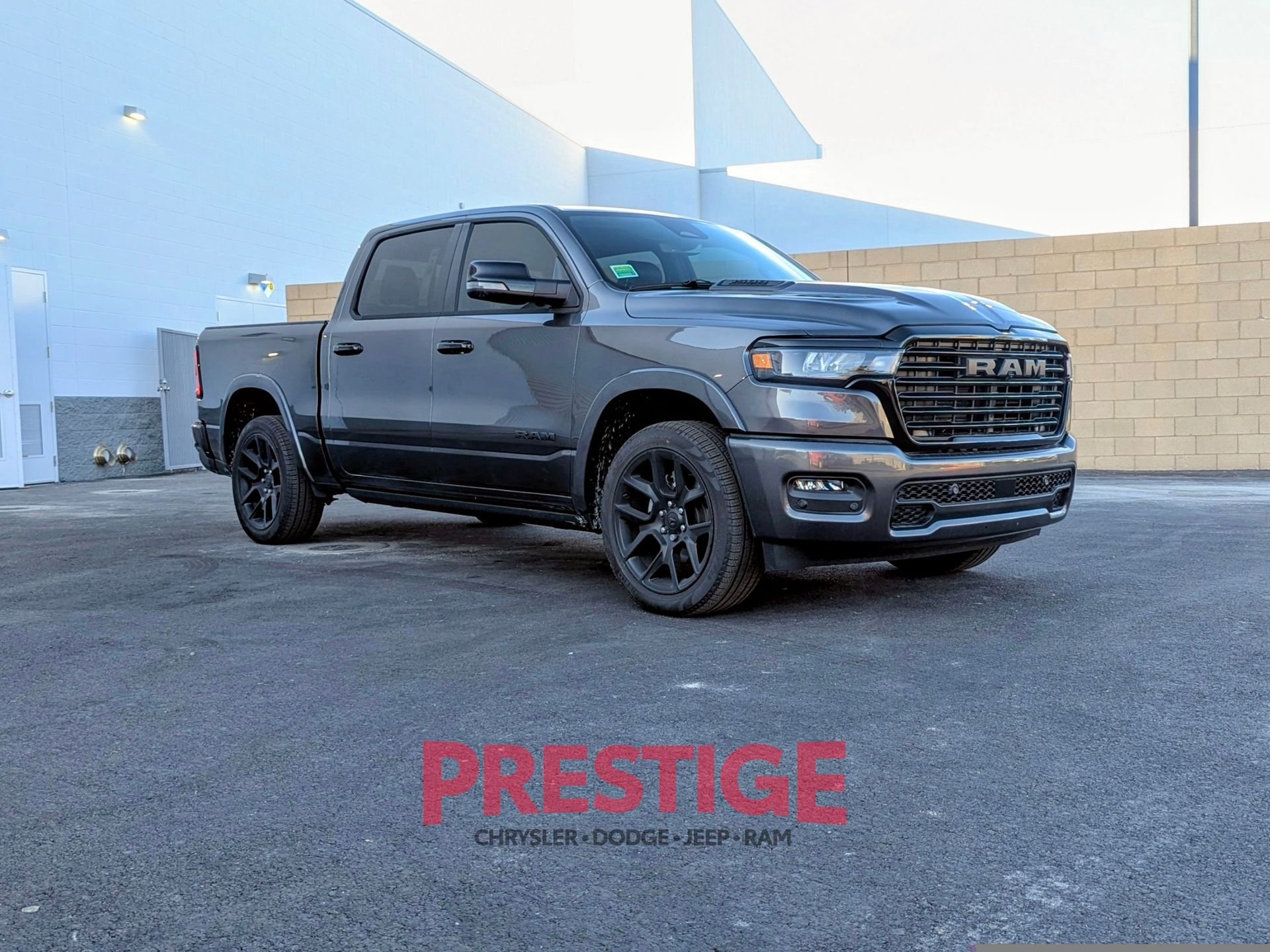 New 2026 Granite Crystal Metallic Clear-Coat Exterior Paint RAM Laramie image 3