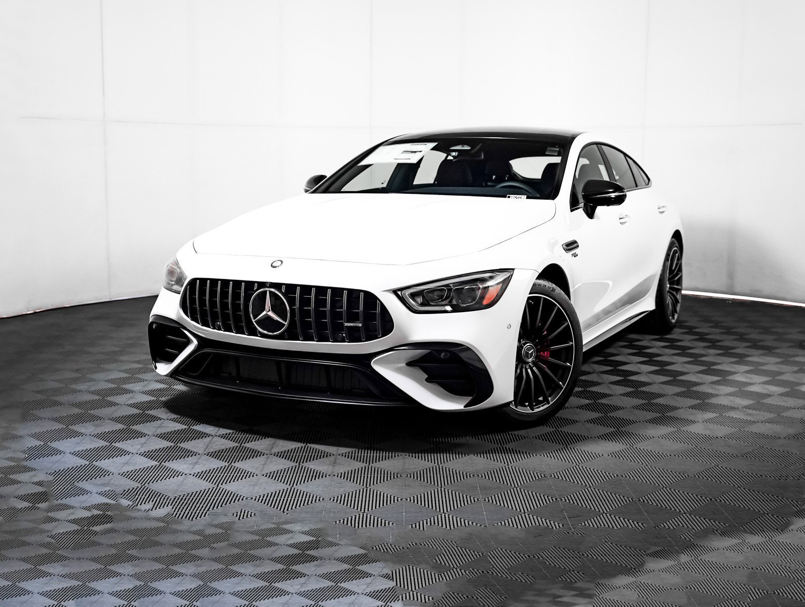 New 2026 MANUFAKTUR Moonlight White Metallic Mercedes-Benz AMG® GT 53 4-Door Coupe image 1