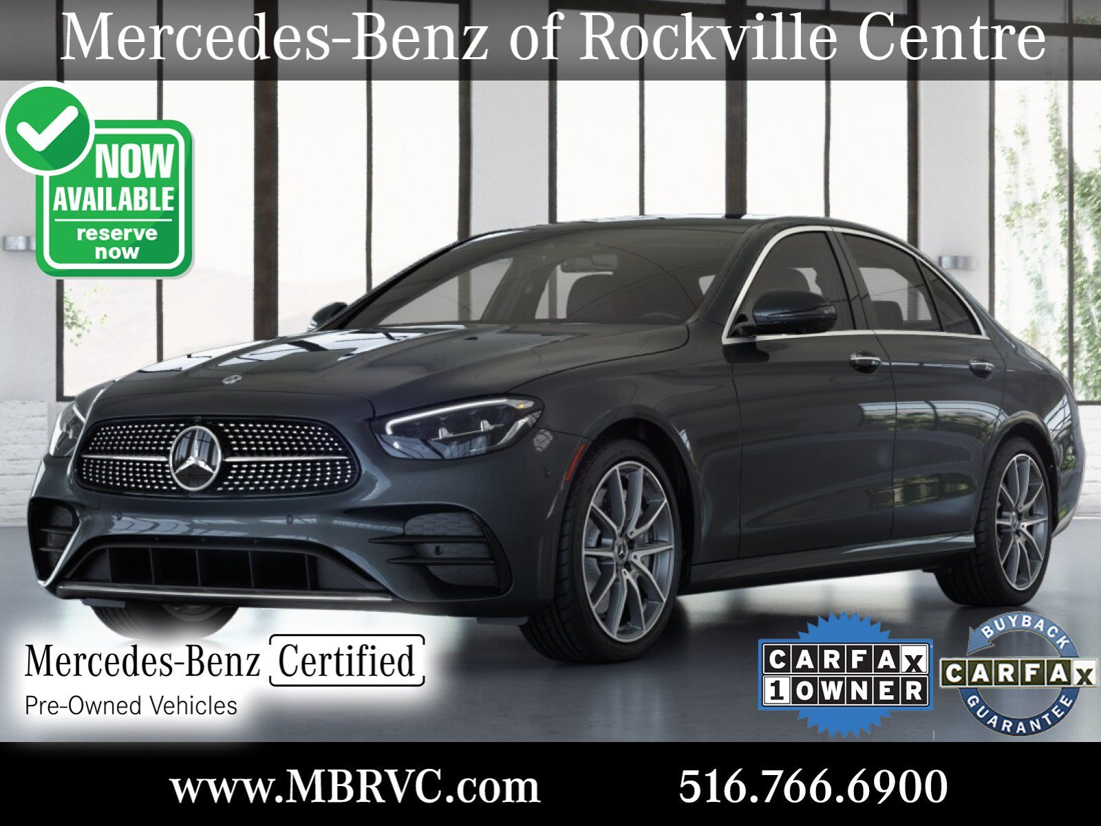 Certified Used 2023 Graphite Grey Metallic Mercedes-Benz E 350 image 1